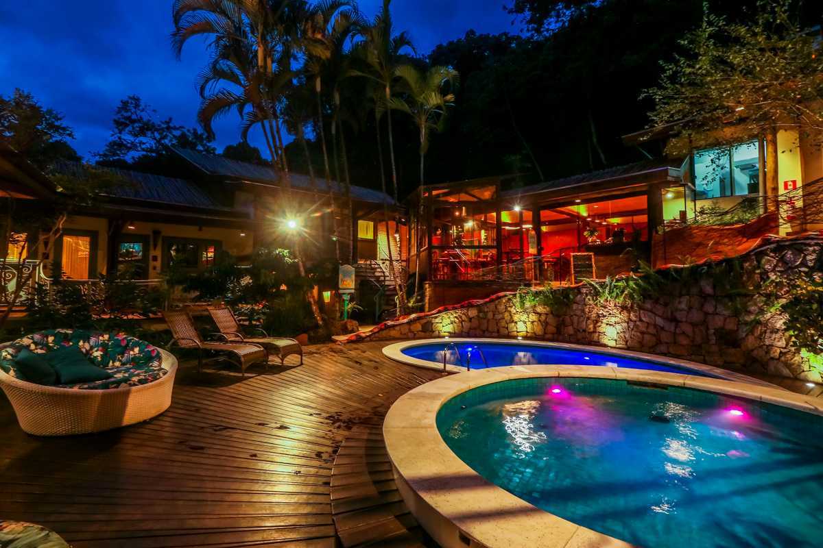 Pools at twilight