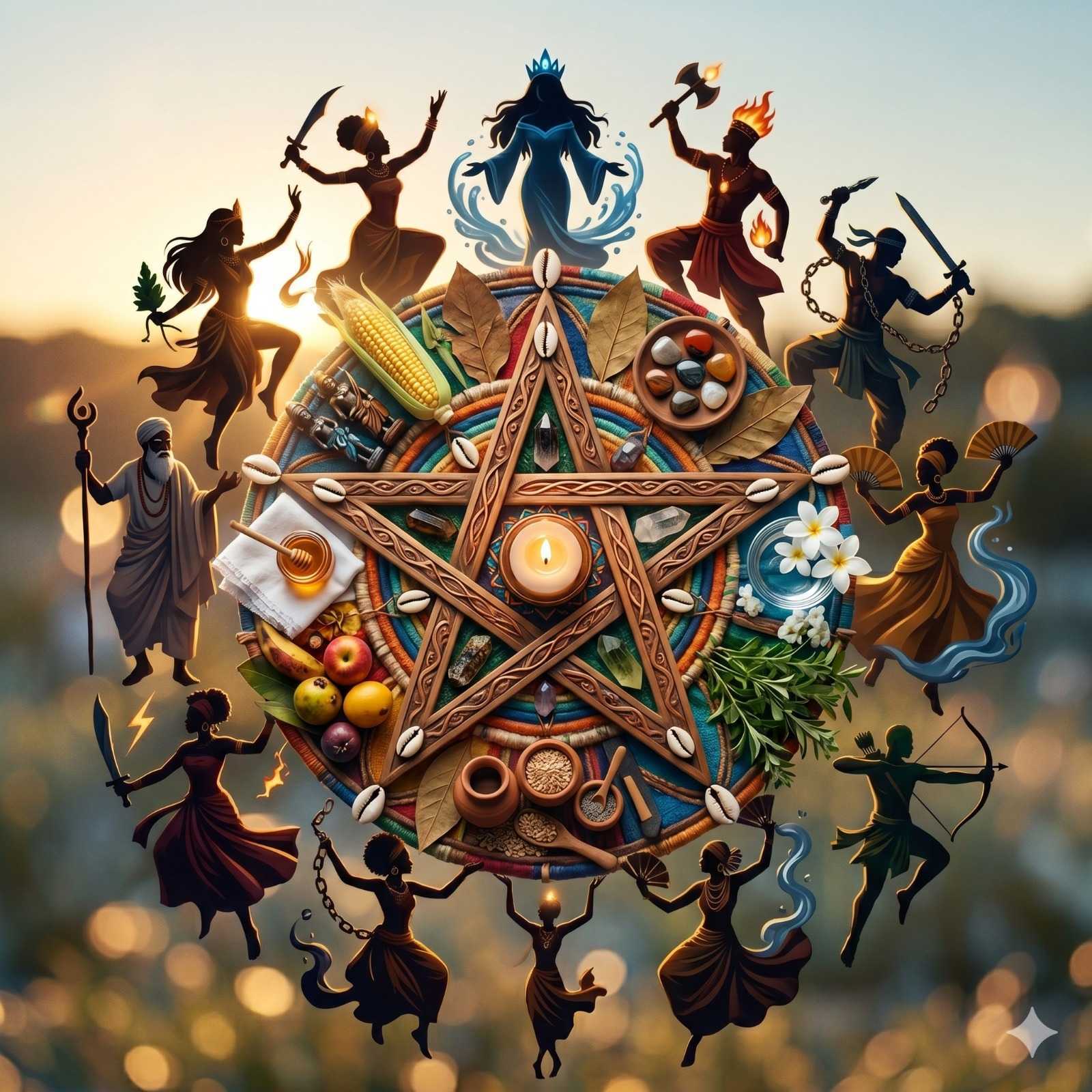Ibá Ashe — Orixás and ancestral altar